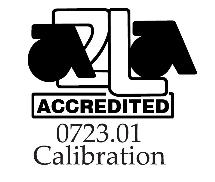 JJ Calibrations A2LA accredited 0723.01